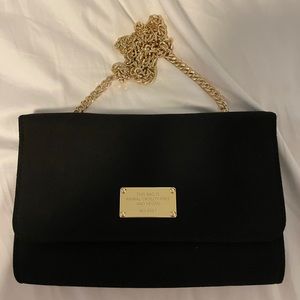 Alexandra K Luxury Black Shoulder Bag